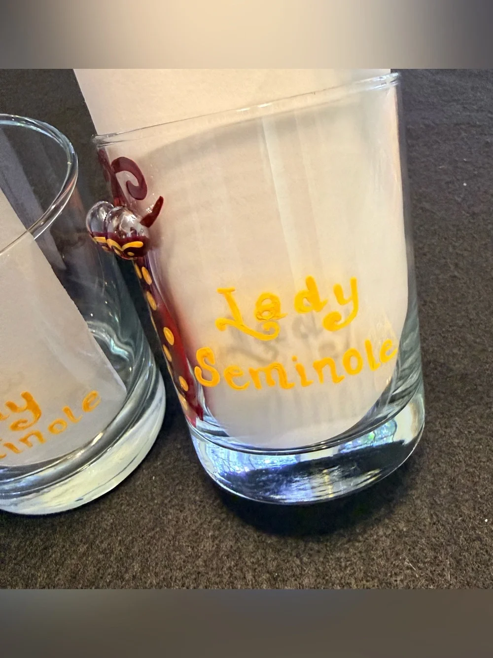 FLORIDA STATE UNIVERSITY Seminoles ladies whisky Glasses 14oz